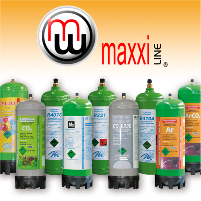 MaxxiLine disposable Argon bottles